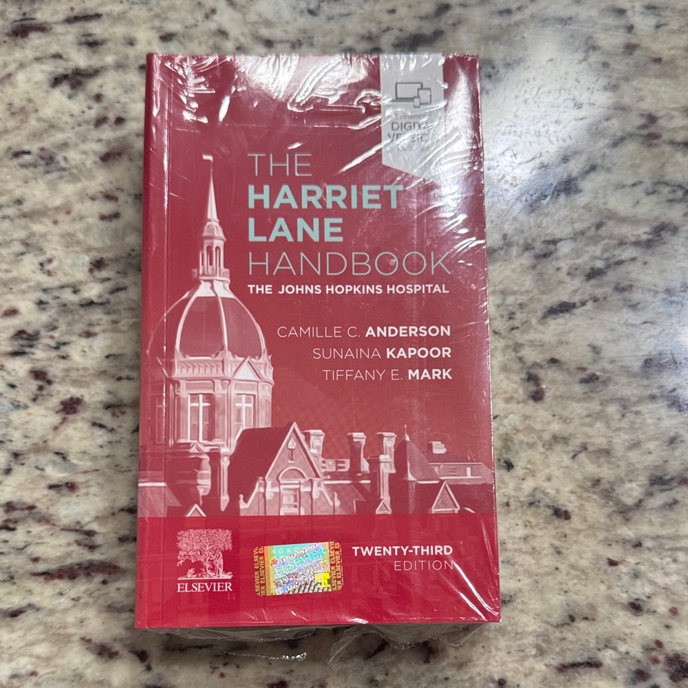 Brand new The Harriet Lane Handbook - Twenty-Third Edition, paperback